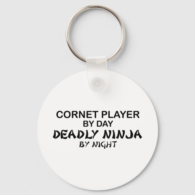 Cornet Deadly Ninja by Night Keychain (Front)
