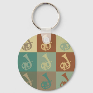 Cornet Pop Art Keychain
