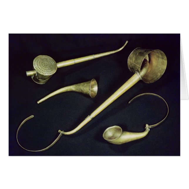 Cornets acoustiques d'instruments (Devant horizontal)