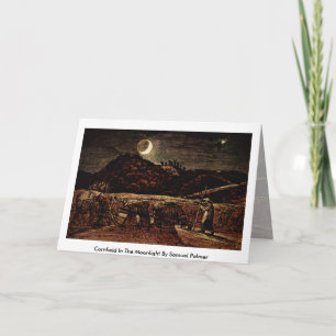 Cornfield In The Moonlight By Samuel Palmer Card