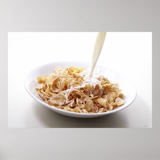 Cornflakes and milk poster (Front)