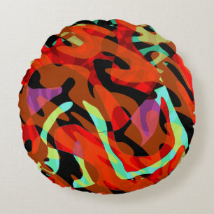 CoRnfliKt Round Pillow
