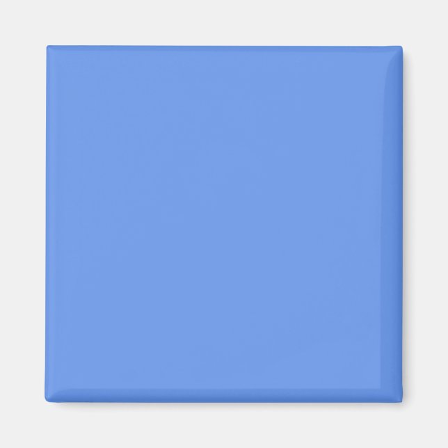 Cornflower Blue 6495ED Colour, Option to Add Image Magnet (Front)
