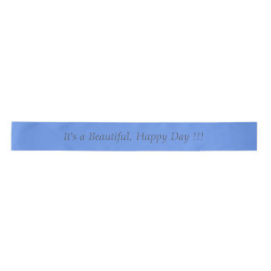 Cornflower Blue 6495ED - Custom Message or Blank Satin Ribbon