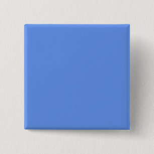 Cornflower Blue 6495ED Solid Colour Design Button