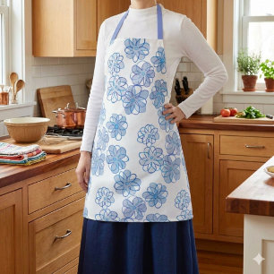 Cornflower Blue Apron