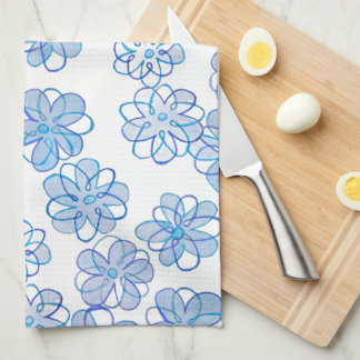 Cornflower Blue Kitchen Towel