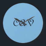 Cornflower Blue  Large Clock<br><div class="desc">This beautiful cornflower blue speaker will keep your speaker charged and blue.  It can also be personalized to make it your own unique speaker.</div>