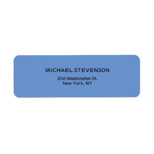 Cornflower Blue Modern Minimalist Plain