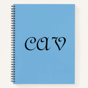 Cornflower Blue  Notebook