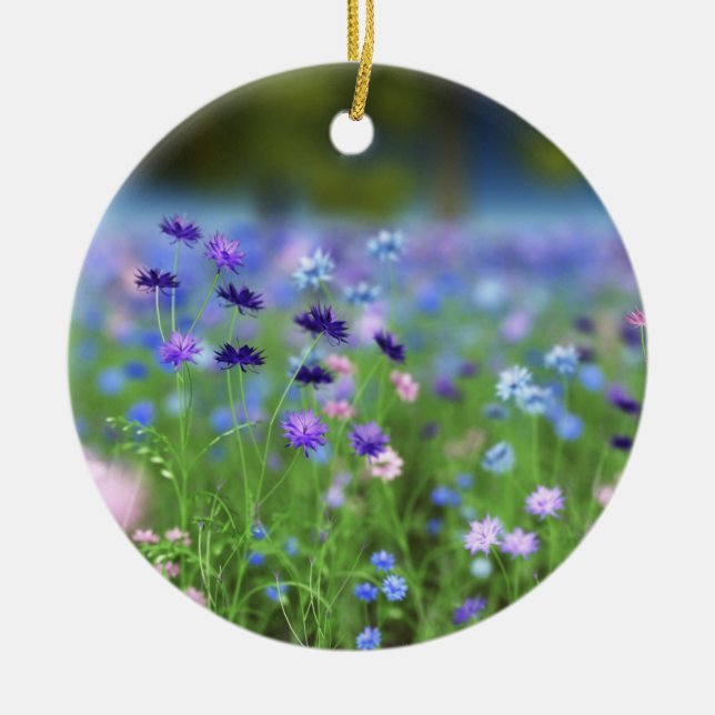 Cornflower Blue Ornament (Front)