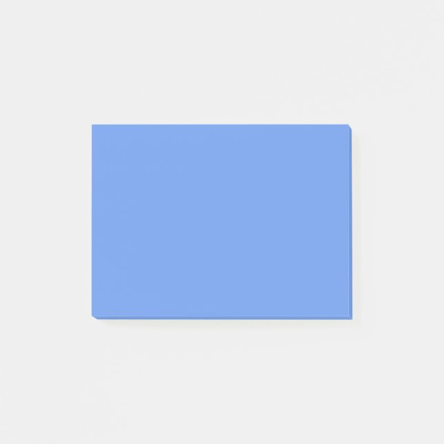Cornflower Blue Solid Colour Post-it Notes (Front)