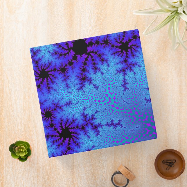 Cornflower Blue Speckle Binder (In Situ)