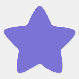 Cornflower Blue Star Sticker