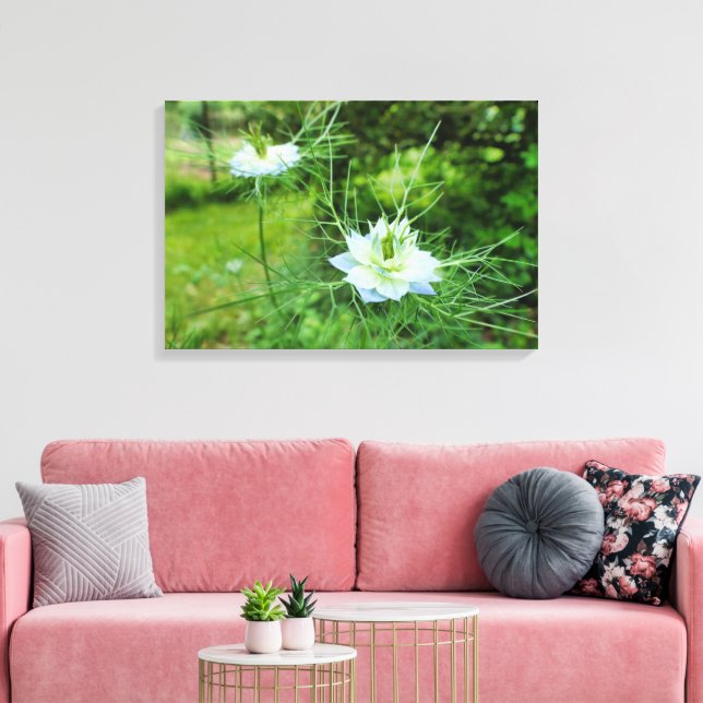 Cornflower Canvas Print (Insitu(LivingRoom))