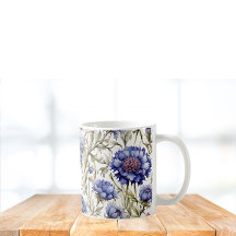 Cornflower Wildflower mug