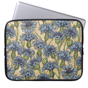 Cornflowers 2 laptop sleeve