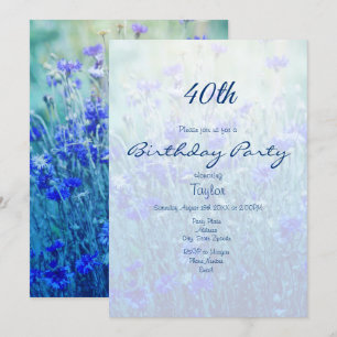 Cornflowers Invitation