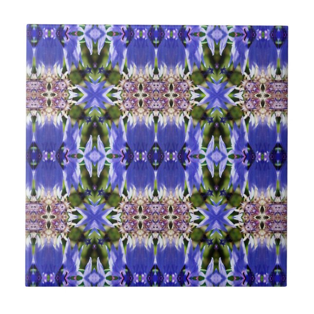 CORNFLOWERS PATTERN TILE (Front)