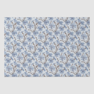 Cornflowers (Pewter/Platinum) – Tissue Paper