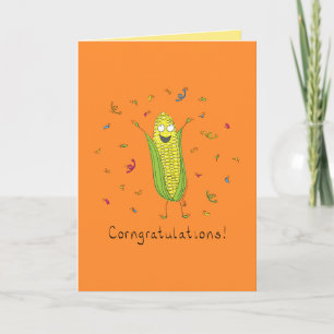 Corngratulations - Funny Congratulations Corn Card