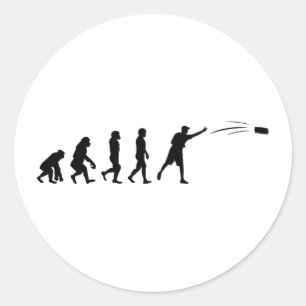 Cornhole Bean Bag Toss Outdoor Lawn Game Evolution Classic Round Sticker