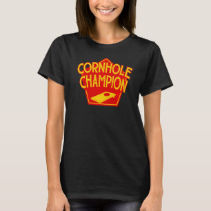 Cornhole Champion Cornhole Team Bean Bag Cornhol T-Shirt