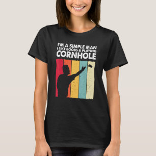 Cornhole Champion King Cornhole Player Dad Team T-Shirt