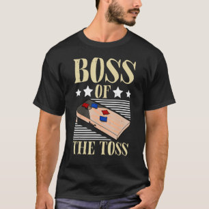 Cornhole Corn Hole Boss of the Toss T-Shirt