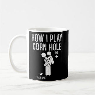 Cornhole Corn Hole Vintage Retro Coffee Mug