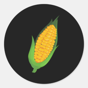 Cornhole For Corn On The Cob Classic Round Sticker