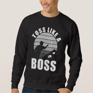 Cornhole For Men Women Bean Bag Toss Game Player _ Sweatshirt