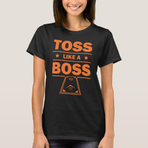 Cornhole For Men Women Bean Bag Toss Game Player _ T-Shirt