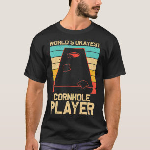 Cornhole For Men Women Bean Bag Toss Game Players T-Shirt