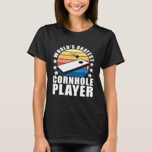 Cornhole For Men Women Bean Bag Toss Game Players T-Shirt