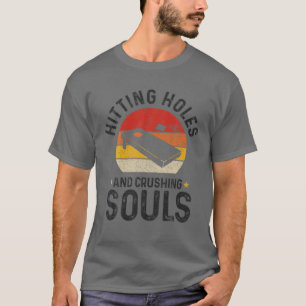 Cornhole Hitting Holes T-Shirt