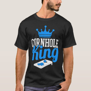 Cornhole King Corn Hole Sack Cornhole Game T-Shirt