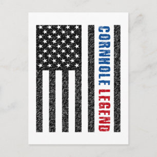 Cornhole Legend USA Postcard