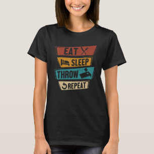 Cornhole Player  Eat Sleep Throw Repeat Sack Toss T-Shirt