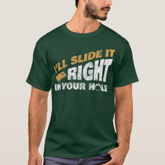 Cornhole Slide In Your Hole Funny Gaming T-Shirt