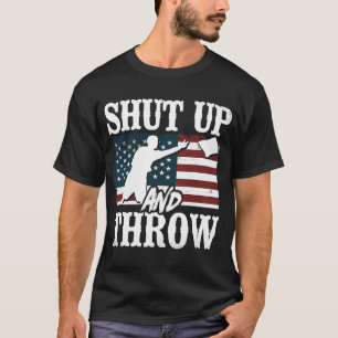 Cornhole Team Bean Bag Player Champ American Flag T-Shirt
