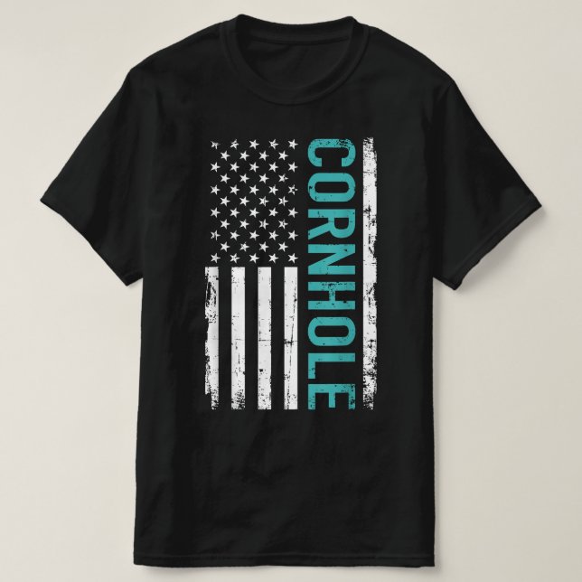 Cornhole USA T-Shirt (Design Front)
