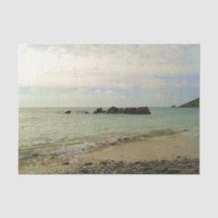 Cornish beach tissue paper