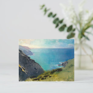 Cornish Headlands ,Famous Painting Holiday Postcard