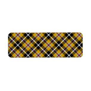 Cornish National Tartan Yellow and Black Plaid