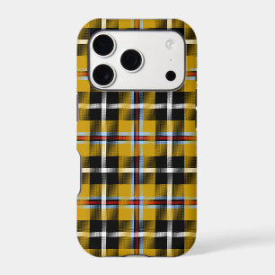 Cornish National Tartan Yellow and Black Plaid