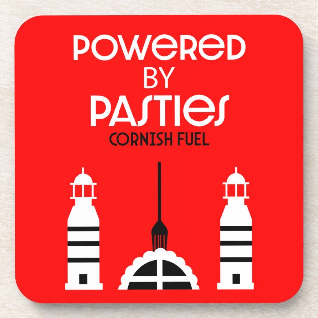 Cornish Pasties Cornwall  Coaster (Front)