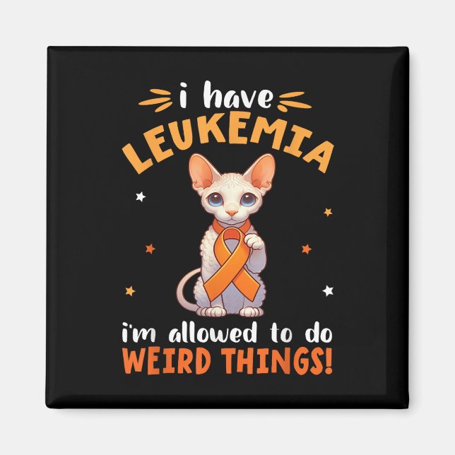 Cornish Rex I Have Leukaemia Im Allowed To Do Weir Magnet (Front)