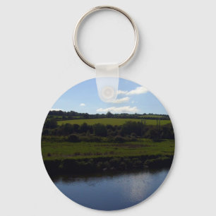 Cornish River and Countryside Keychain