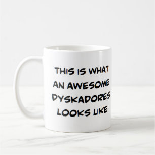 cornish teacher dyskadores, awesome coffee mug